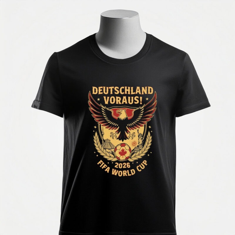 German Deutschland Vorwärts FIFA 2026 World Cup Fan T-Shirt