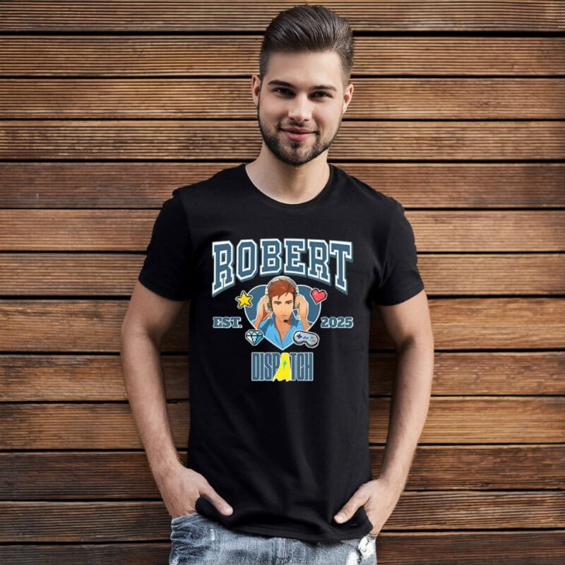 Hero Character Graphic Tee EST 2025 Robert Dispatch Shirt