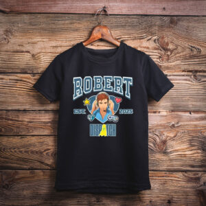 Hero Character Graphic Tee EST 2025 Robert Dispatch Shirt