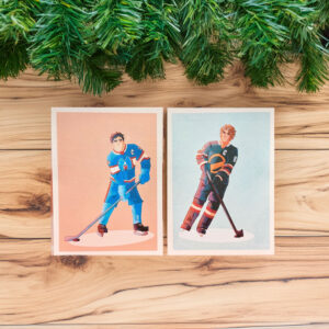 Ilya and Shane Hockey Set Sticker