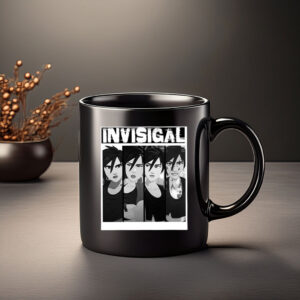 Invisigal Black & White Panel Mug