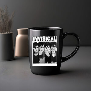 Invisigal Black & White Panel Mug