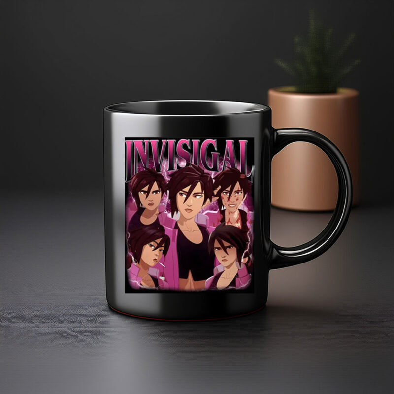 Invisigal Character Collage Mug