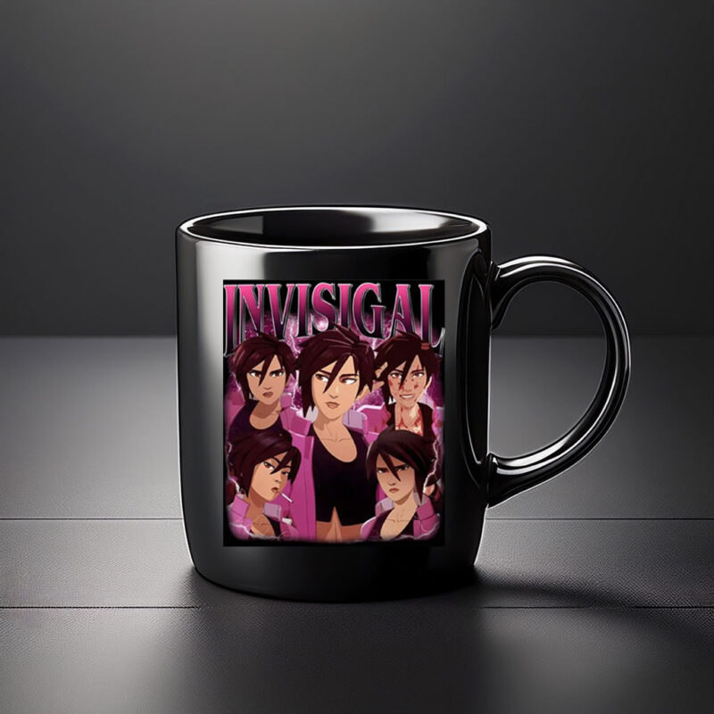 Invisigal Character Collage Mug