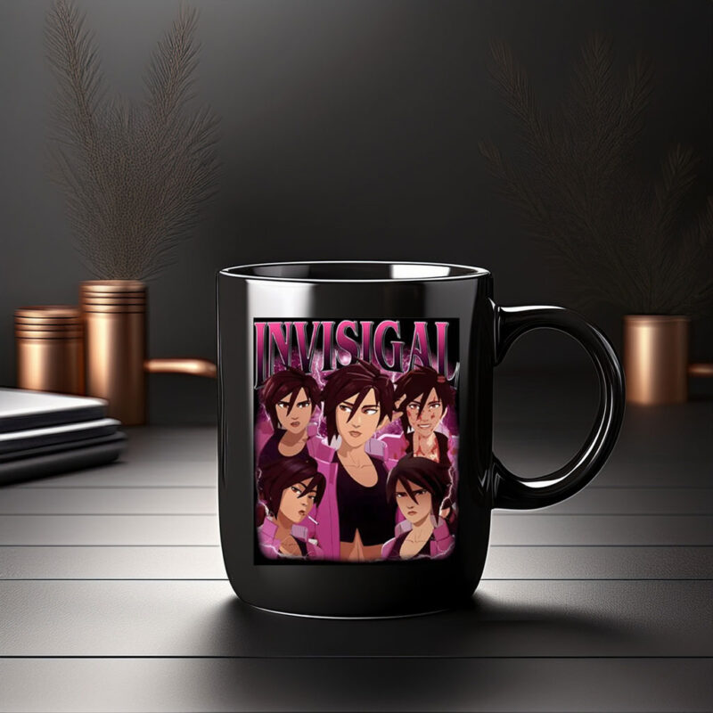 Invisigal Character Collage Mug
