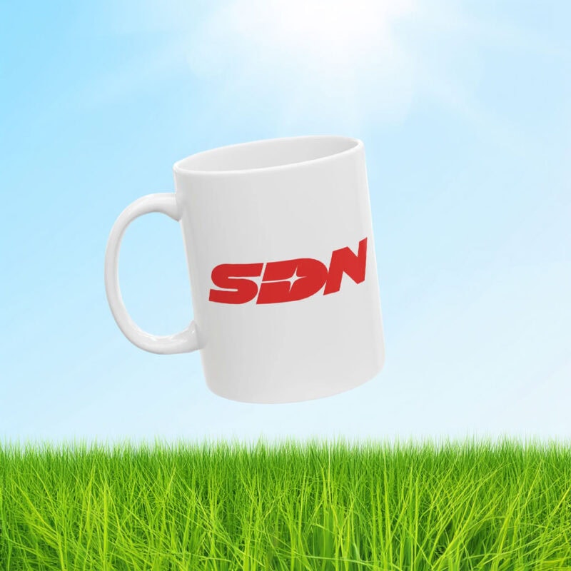 Logo SDN Dispatch Red Mug