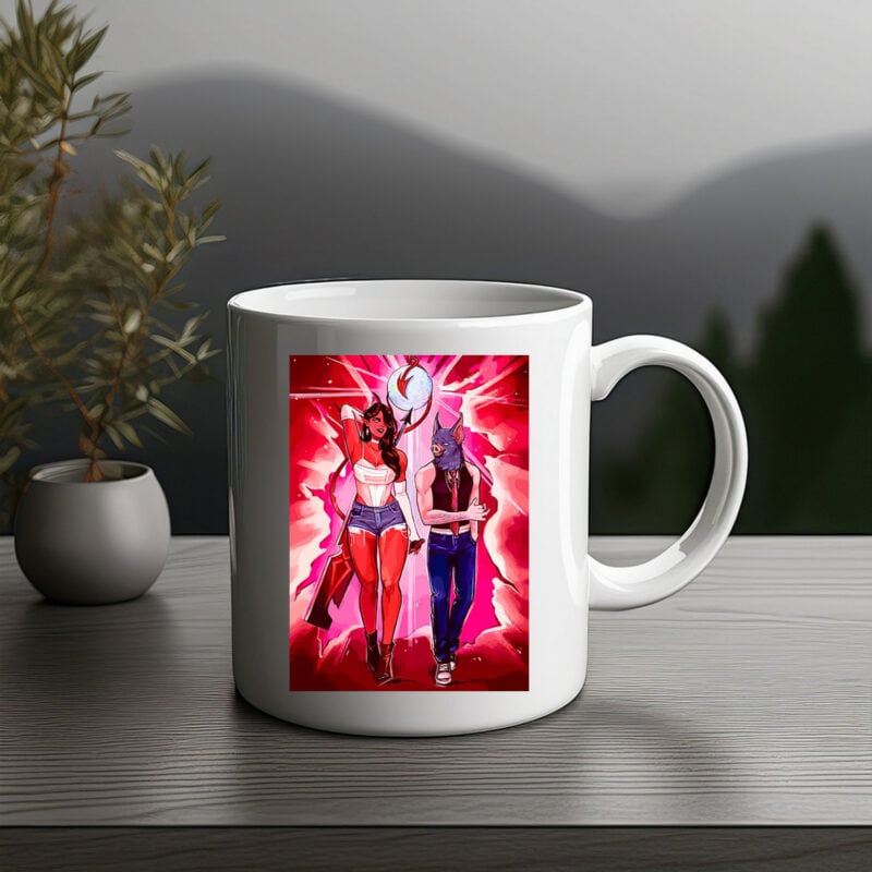Malevola & Wolfmask Strike Mug