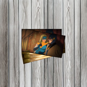 Masked Heroes Alleyway Night Conversation Sticker