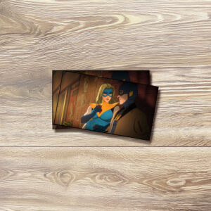 Masked Heroes Alleyway Night Conversation Sticker