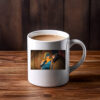 Masked Heroes Night Alley Conversation Illustration Mug