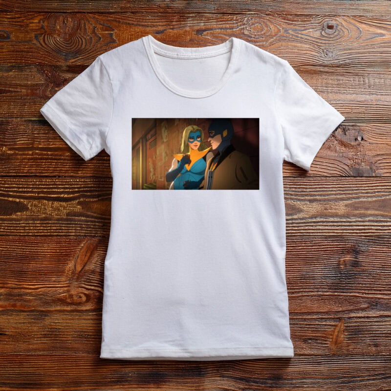 Masked Heroes Night City Encounter Graphic Shirt