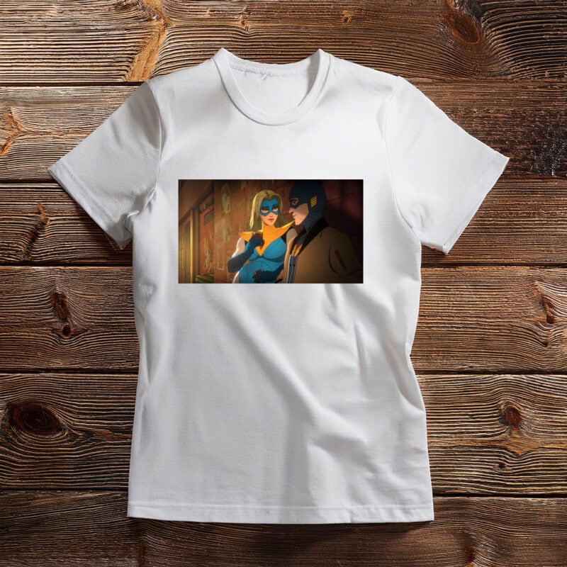 Masked Heroes Night City Encounter Graphic Shirt