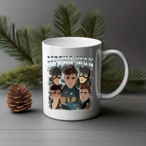 Mecha Man Lightning Portrait Mug