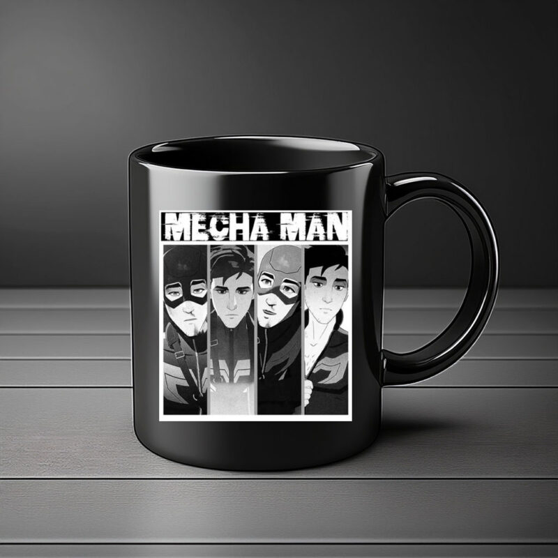 Mecha Man Noir Panel Mug