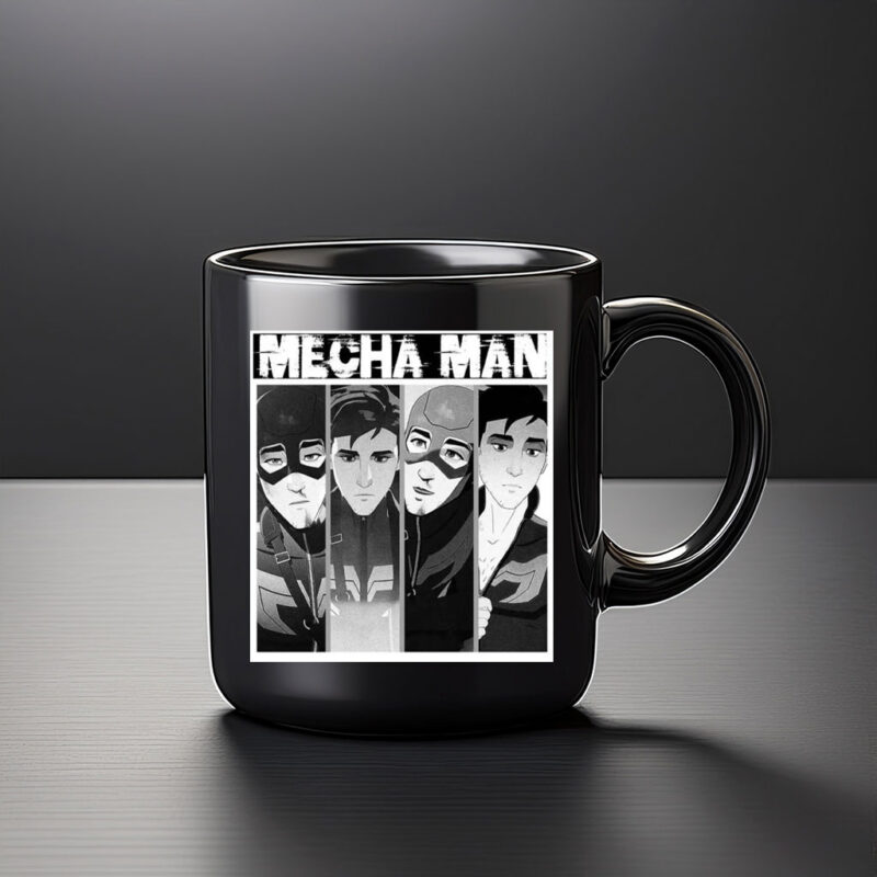 Mecha Man Noir Panel Mug