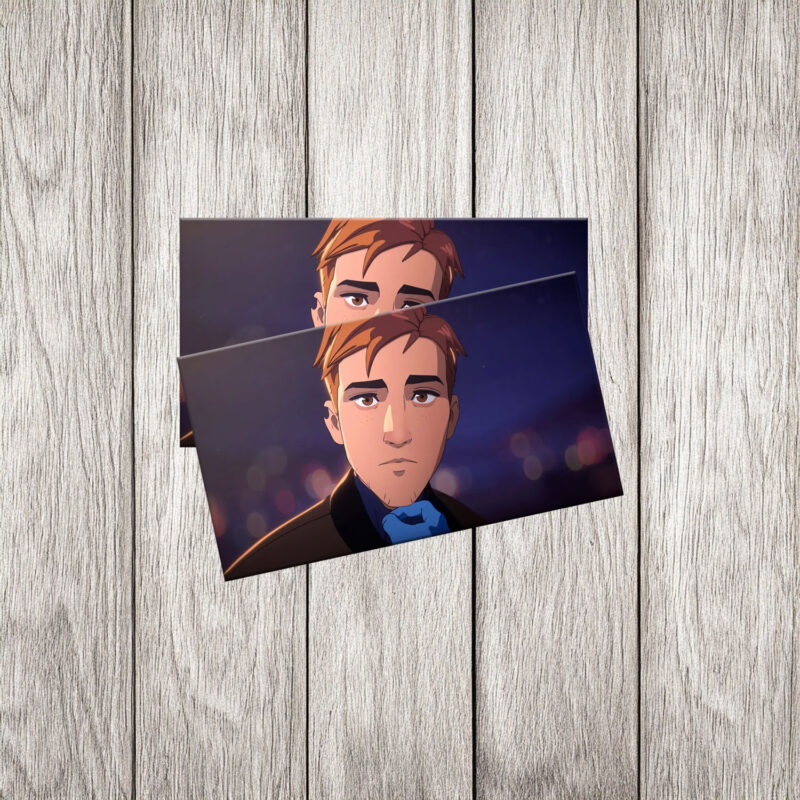 Mecha Man Robert Robertson Dispatch Sticker