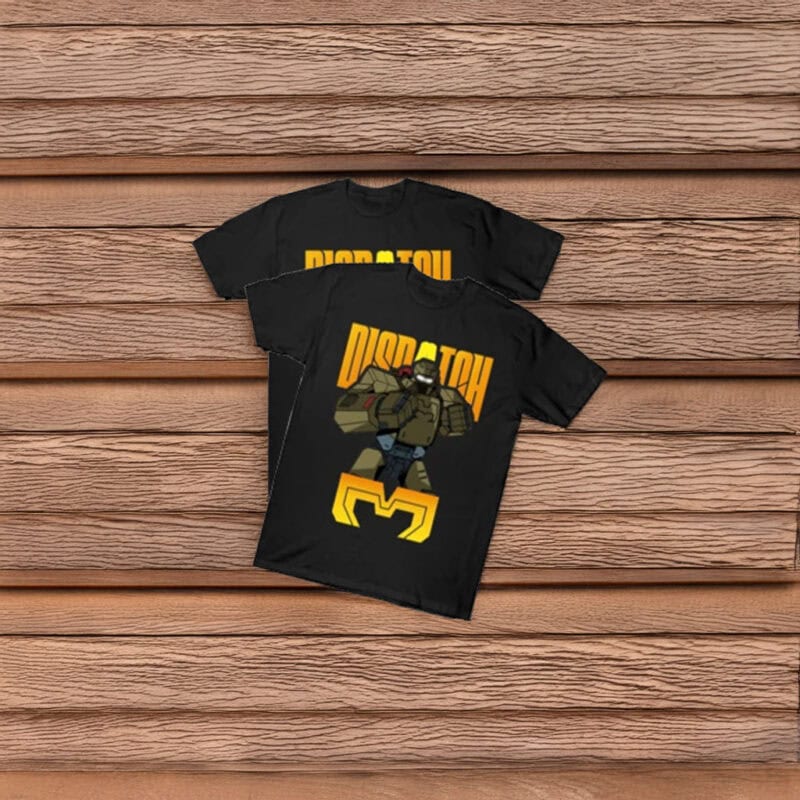 Mecha Man Superhero Dispatch Network T-Shirt