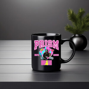 Neon Tech Hero Ceramic Coffee Cup EST 2025 – Prism Dispatch Mug