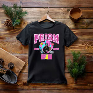 Neon Tech Hero Graphic Tee EST 2025 Prism Dispatch Shirt