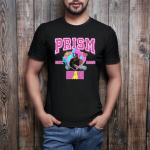 Neon Tech Hero Graphic Tee EST 2025 Prism Dispatch Shirt