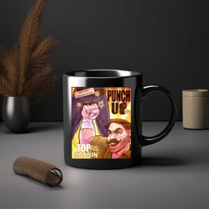 Punch Up Top of the Morning Comic Style Mug