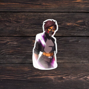 Red Ring Invisigal Sticker