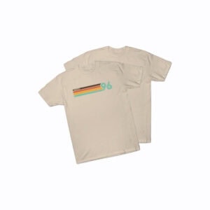Retro 96 Stripe Minimal Graphic T-Shirt