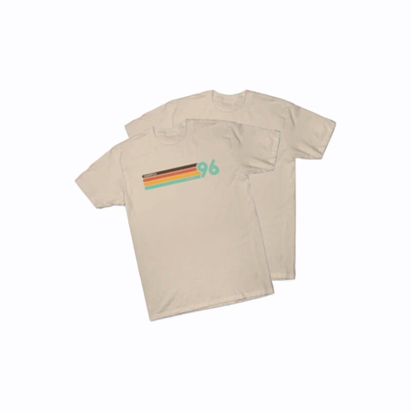 Retro 96 Stripe Minimal Graphic T-Shirt