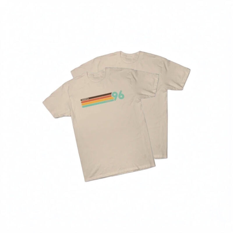 Retro 96 Stripe Minimal Graphic T-Shirt