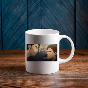 Rival Heroes Face-Off Cinematic Anime Mug