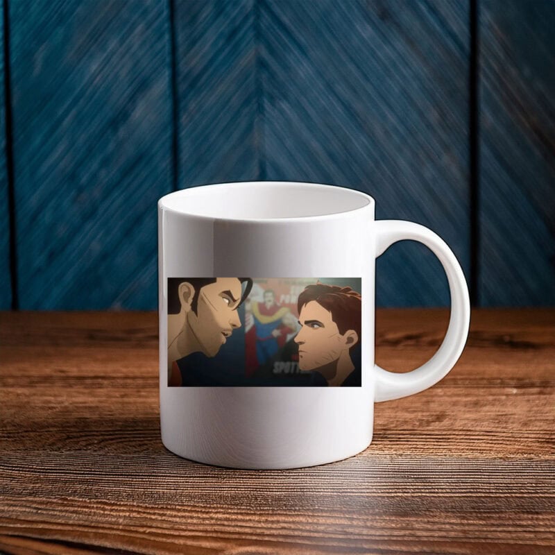 Rival Heroes Face-Off Cinematic Anime Mug