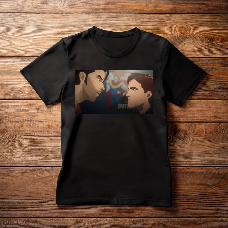 Rival Heroes Face-Off Cinematic Anime Shirt