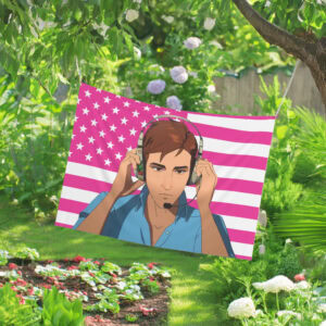 Robert Robertson Headphone Dispatch Pink Flag