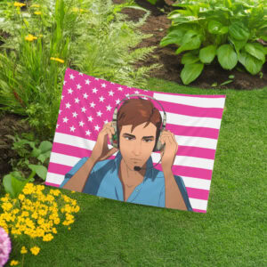 Robert Robertson Headphone Dispatch Pink Flag