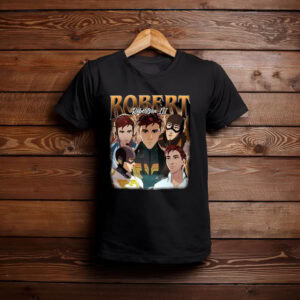 Robert Robertson ITJ Anime Hero Ensemble Retro Fanart Tee