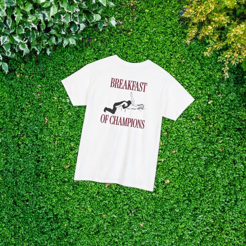 S x Breakfast of Champions Back Print Shirt