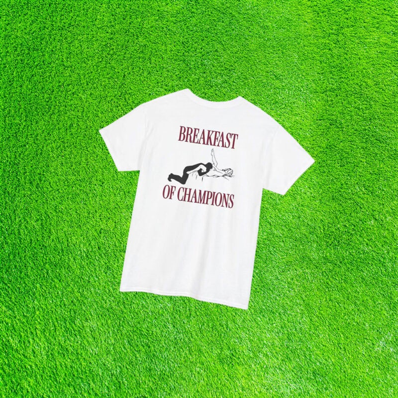 S x Breakfast of Champions Back Print Shirt