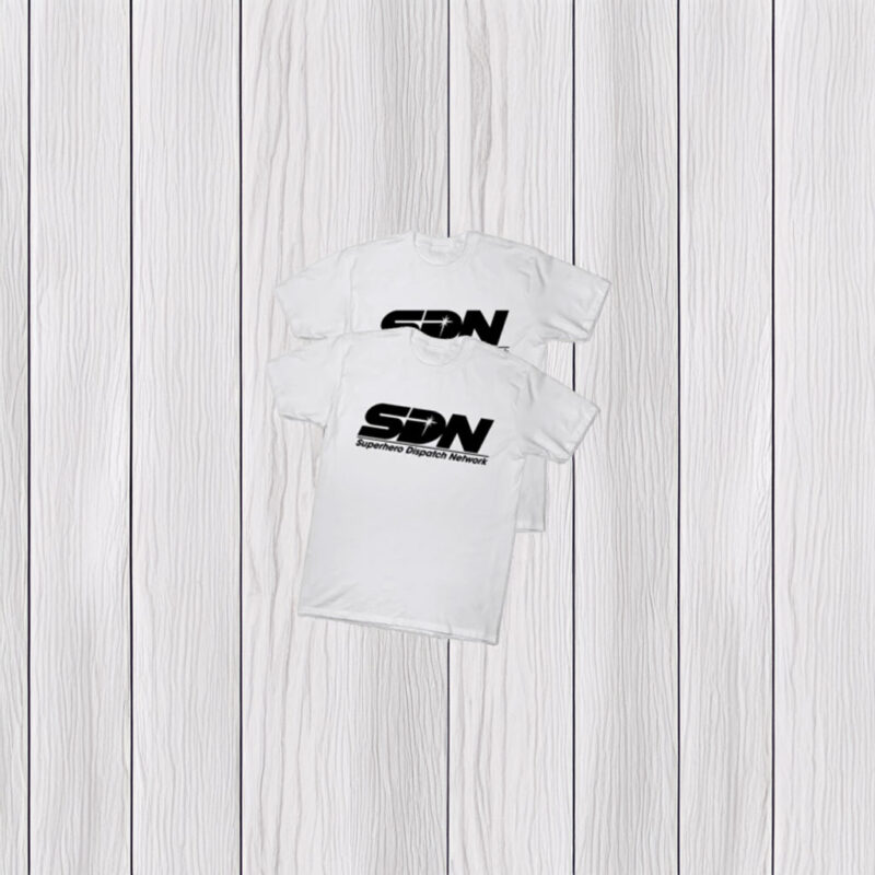 SDN Superhero Dispatch Network Logo T-Shirt