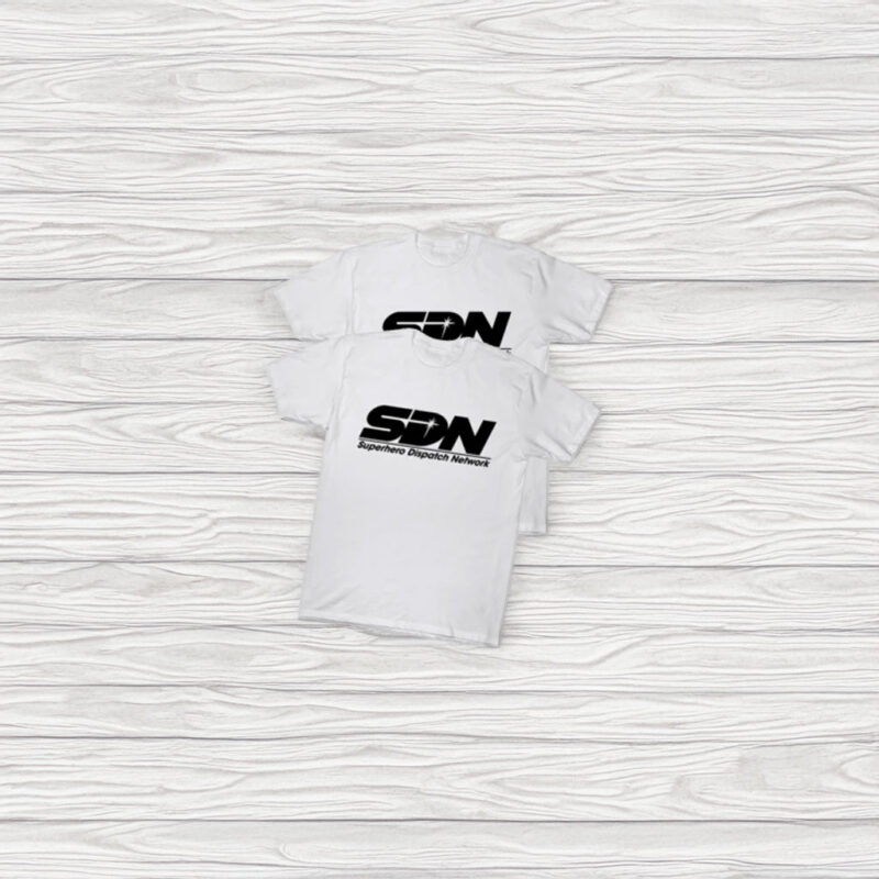 SDN Superhero Dispatch Network Logo T-Shirt