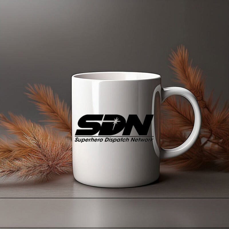 SDN Superhero Dispatch Network Mug