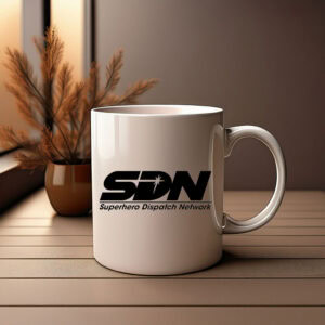 SDN Superhero Dispatch Network Mug