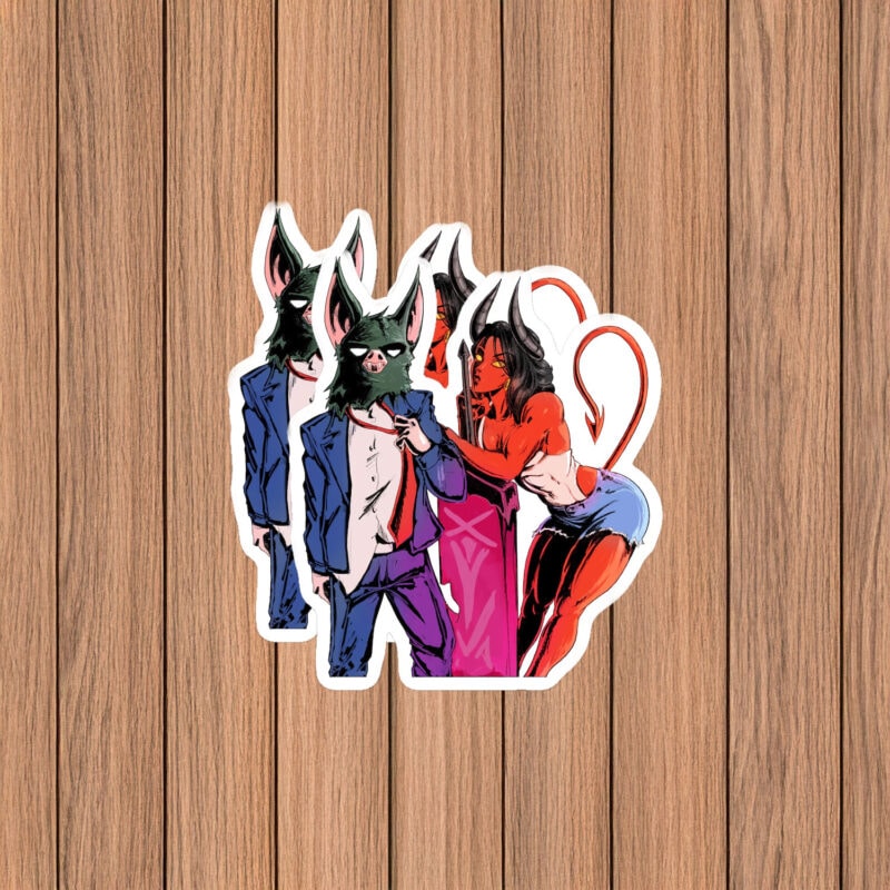 Sonar & Malevola Sticker