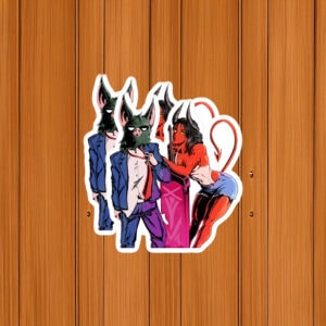 Sonar & Malevola Sticker