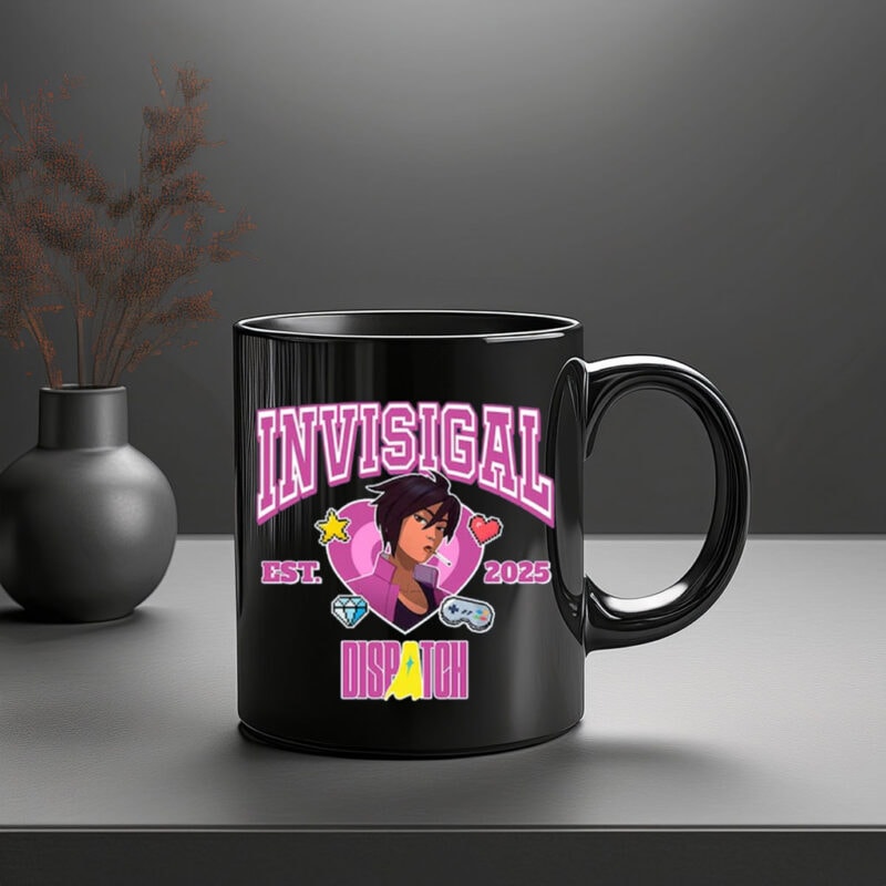 Stealth Hero Ceramic Coffee Cup EST 2025 – Invisigal Dispatch Mug