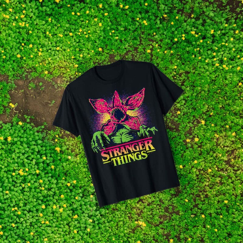 Stranger Things Season 5 Retro Video Game Demogorgon T-Shirt