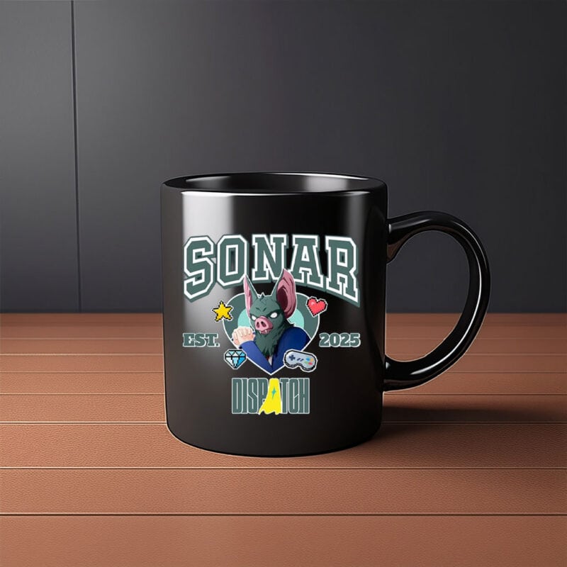 Tech Scout Hero Ceramic Coffee Cup EST 2025 – Sonar Dispatch Mug