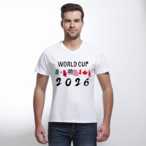 USA Mexico Canada Flags World Cup 2026 T-Shirt
