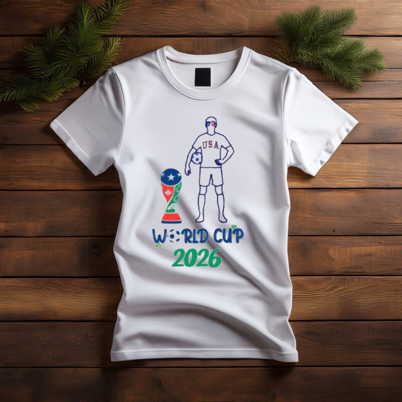 USA Soccer Player World Cup 2026 Tee