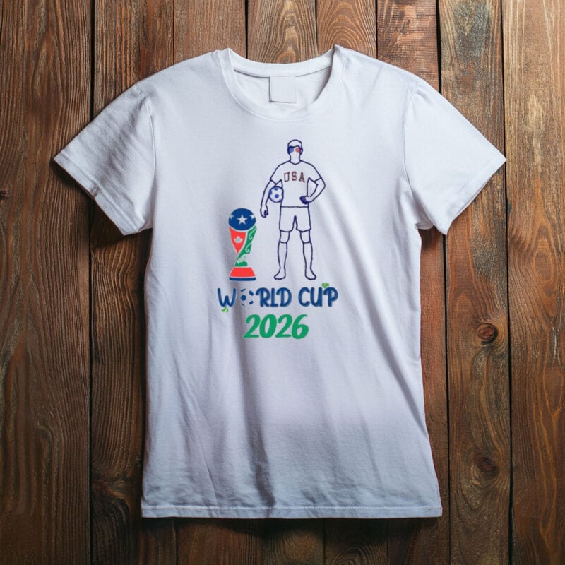 USA Soccer Player World Cup 2026 Tee