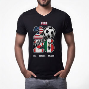 World Cup 2026 Fan USA, Canada, Mexico Soccer Tee